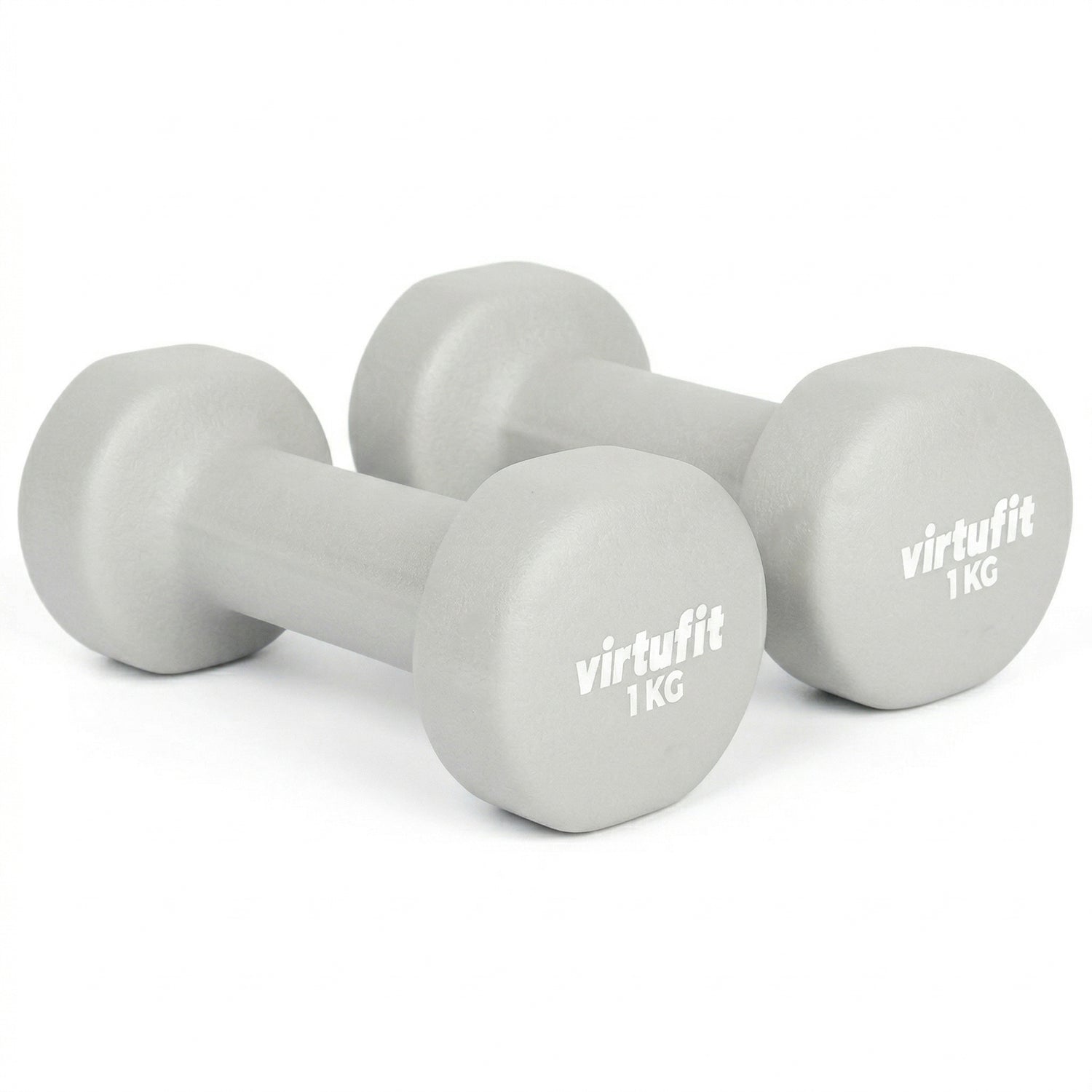VirtuFit Vinyl Dumbbell Set Pro - 2 x 1 kg