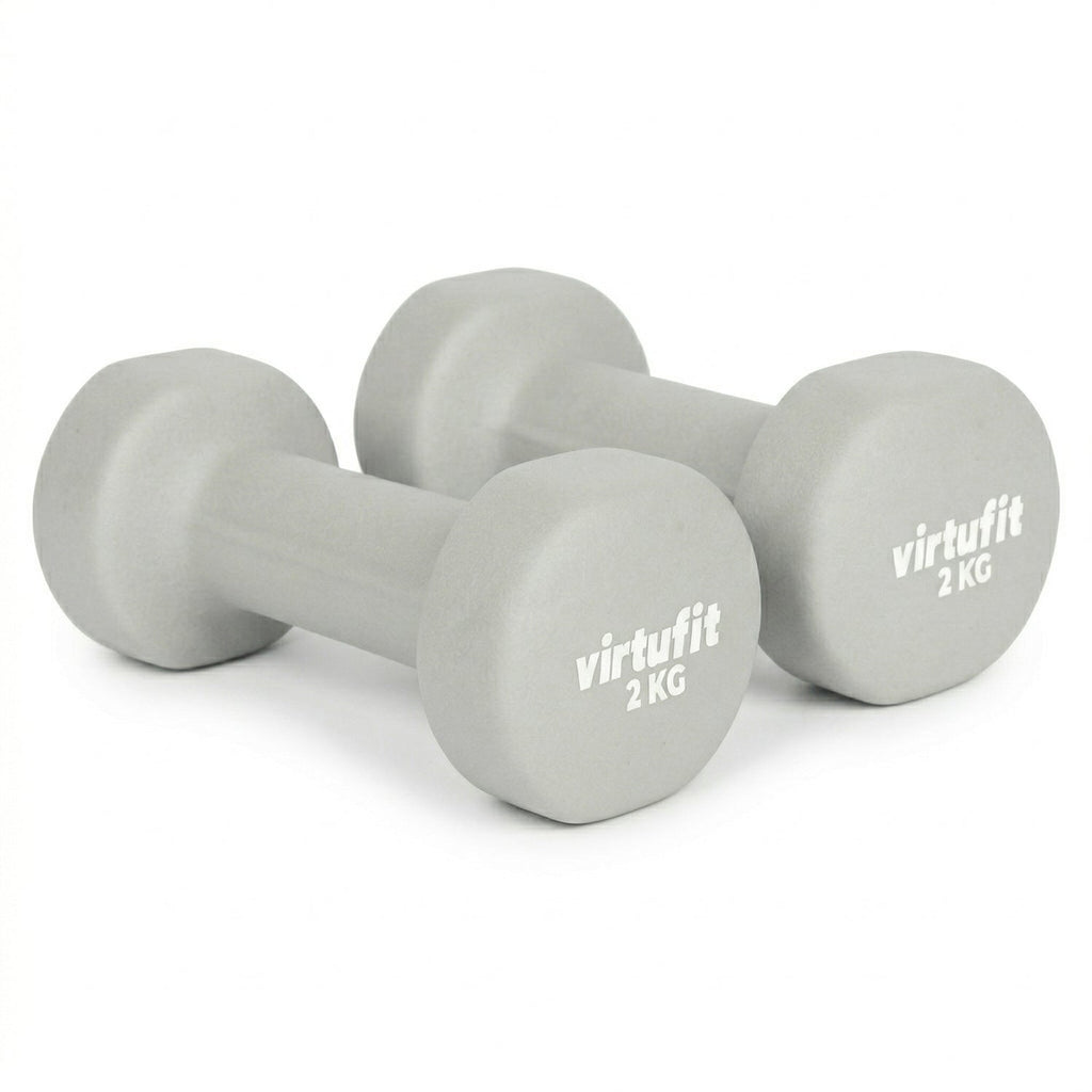 VirtuFit Vinyl Dumbbell Set Pro - 2 x 2 kg