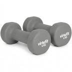 VirtuFit Vinyl Dumbbell Set Pro - 2 x 4 kg