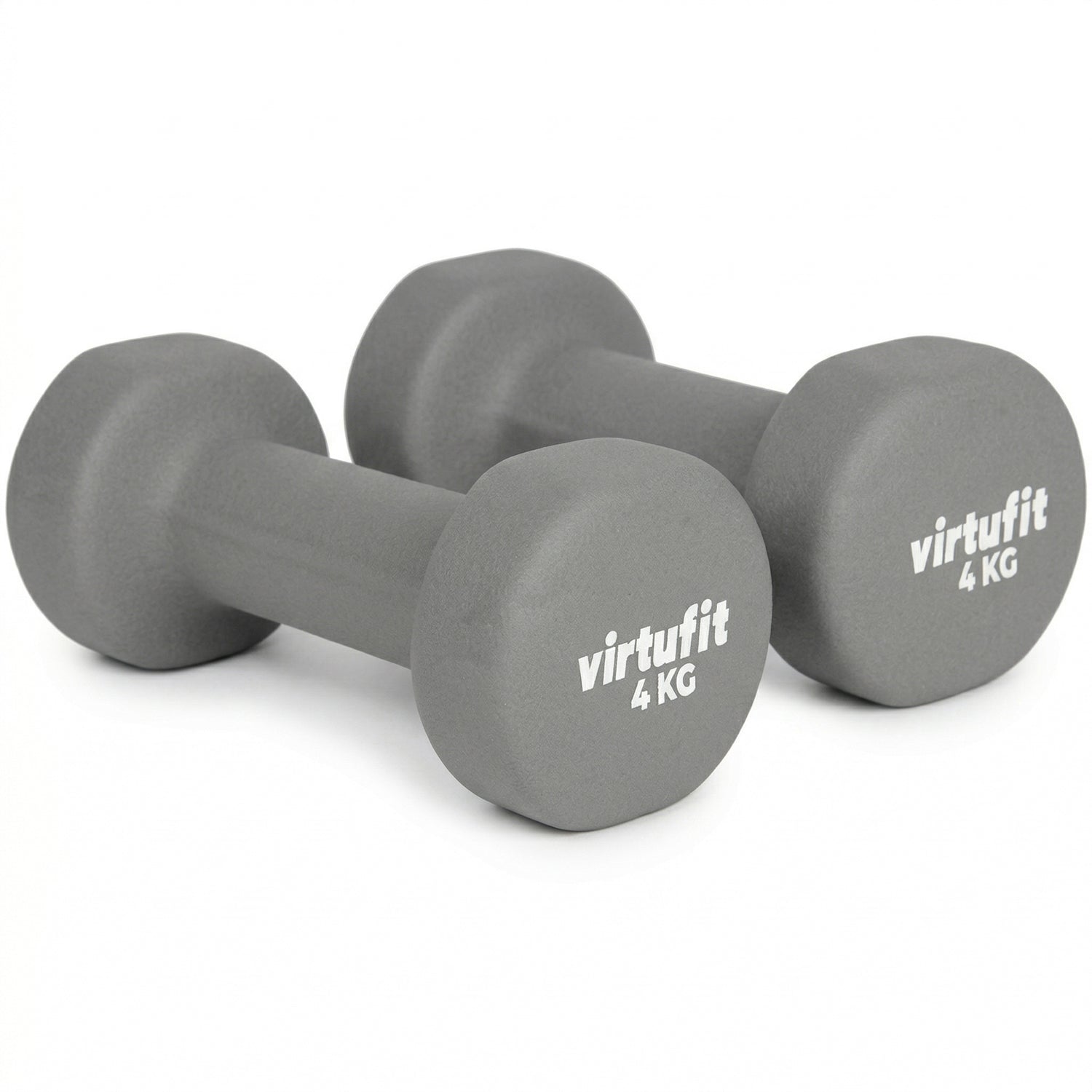 VirtuFit Vinyl Dumbbell Set Pro - 2 x 4 kg