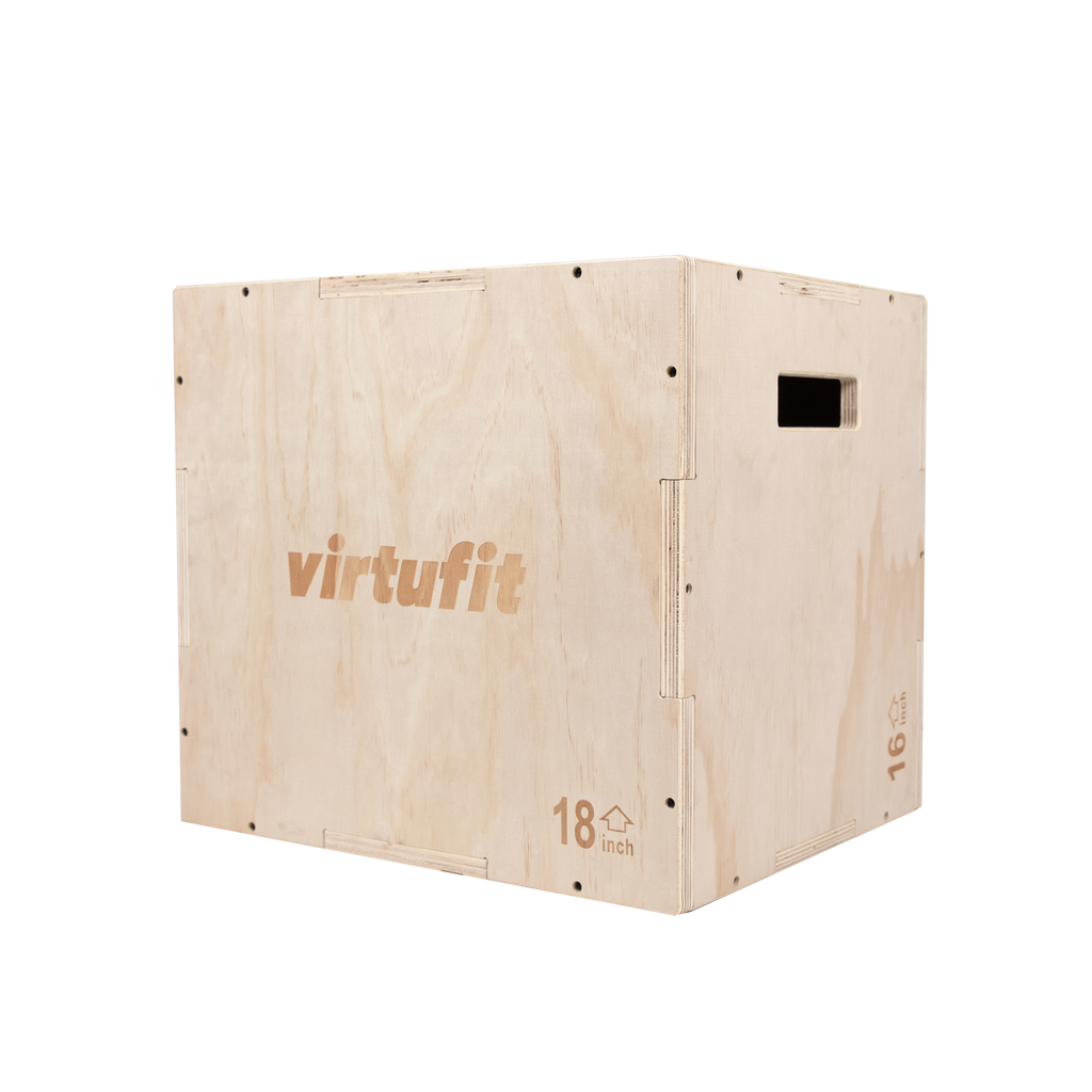 VirtuFit Houten Plyo Box 3-in-1 - Klein - 40 x 45 x 50 cm