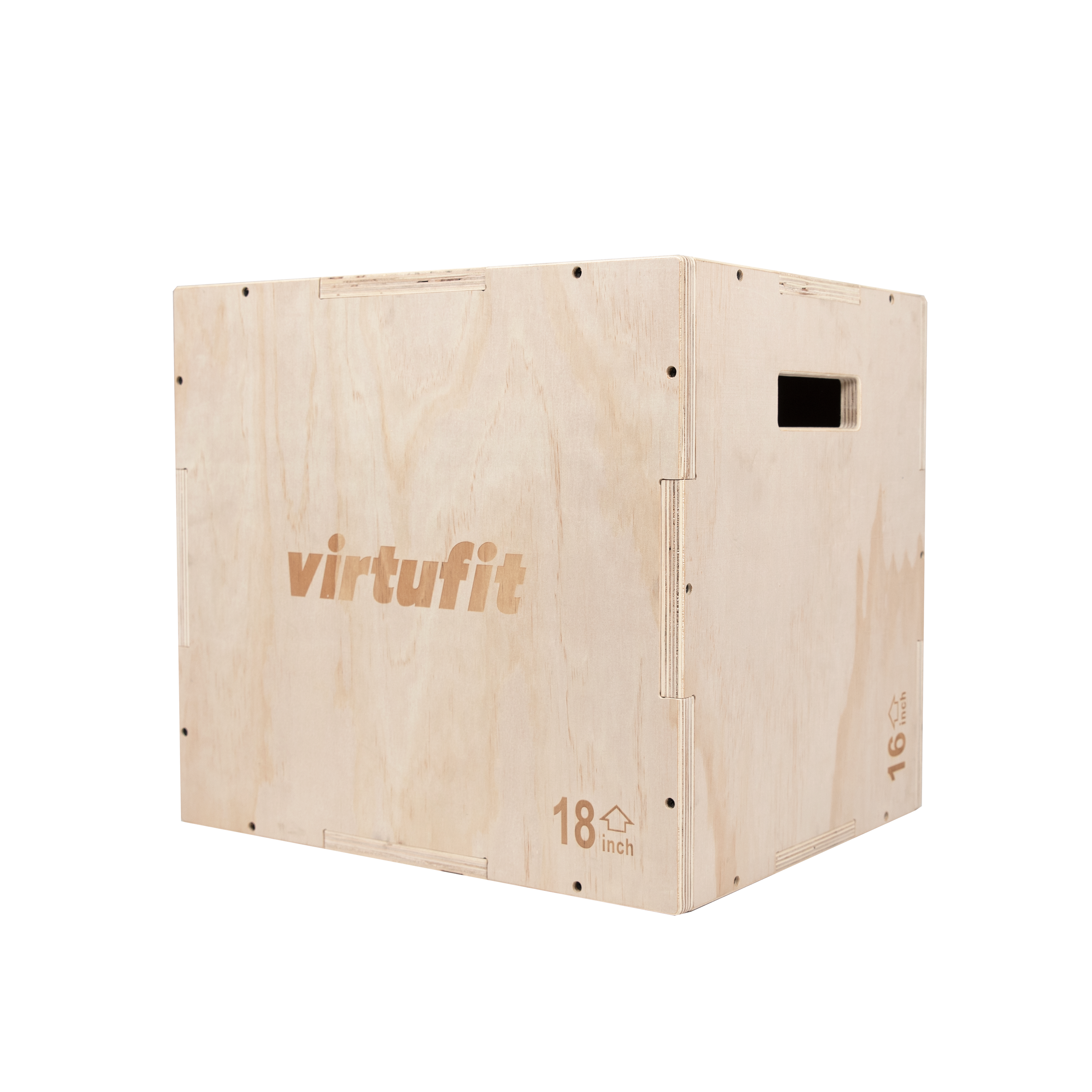 VirtuFit Houten Plyo Box 3-in-1 - Klein - 40 x 45 x 50 cm