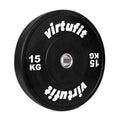 VirtuFit Bumper Plate - Olympische Halterschijf van Rubber - 50 mm - 15 kg