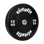 VirtuFit Bumper Plate - Olympische Halterschijf van Rubber - 50 mm - 15 kg