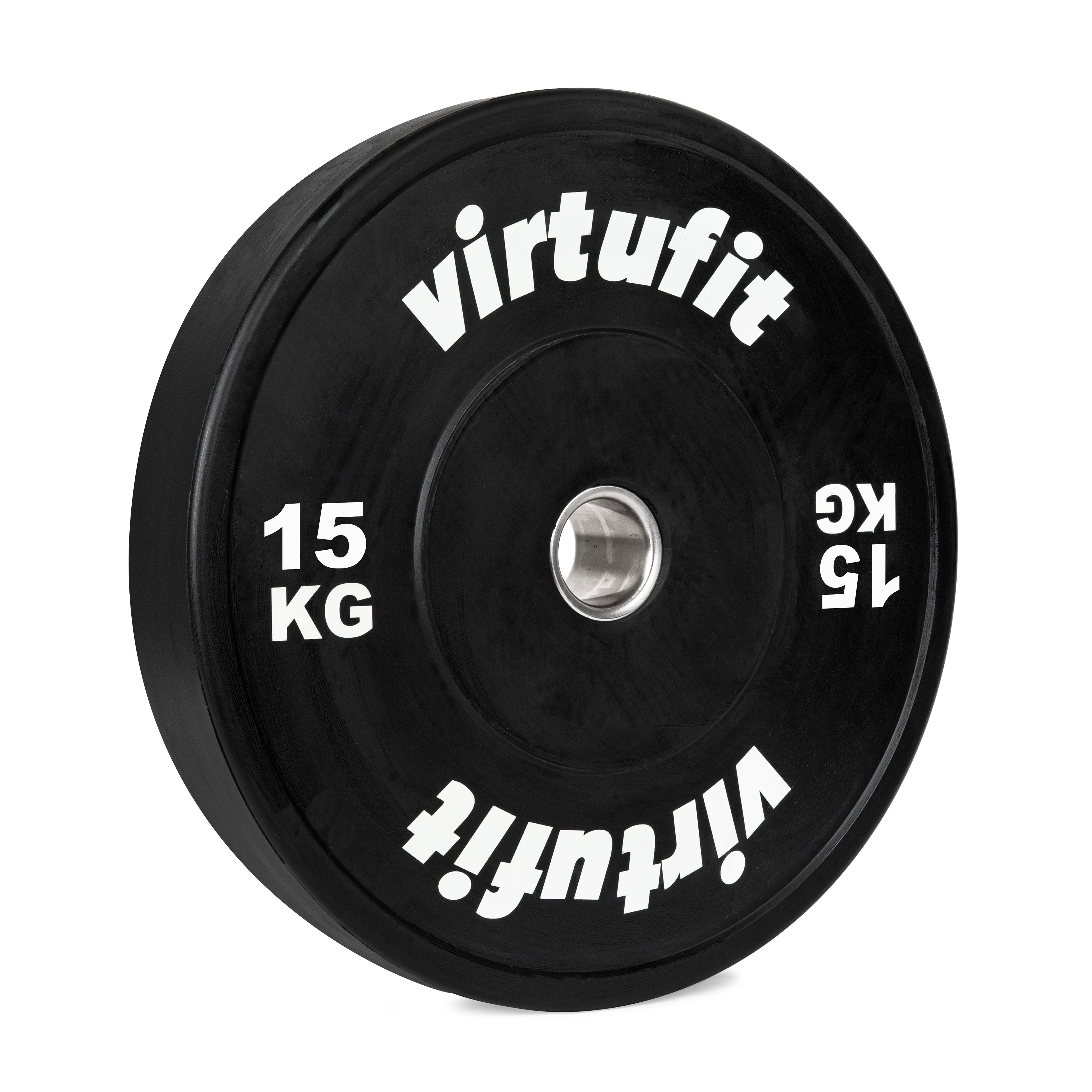 VirtuFit Bumper Plate - Olympische Halterschijf van Rubber - 50 mm - 15 kg