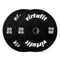 VirtuFit Bumper Plate Set - Olympische Halterschijven van Rubber - 100 kg