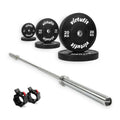 VirtuFit Olympische Bumper Plate Halterset - 90 kg