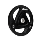 VirtuFit Olympische Rubberen Halterschijf - 15 kg