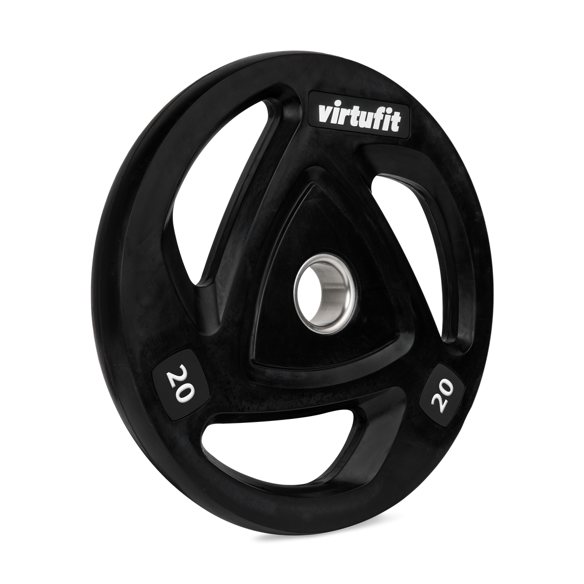 VirtuFit Olympische Rubberen Halterschijf - 20 kg - Tweedekans