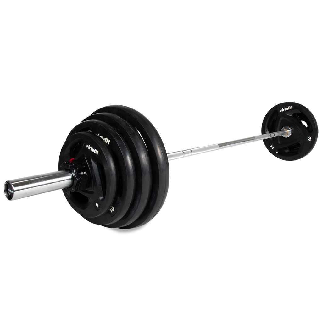 VirtuFit Olympische Rubberen Halterset - 120 kg