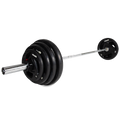 VirtuFit Olympische Rubberen Halterset - 120 kg