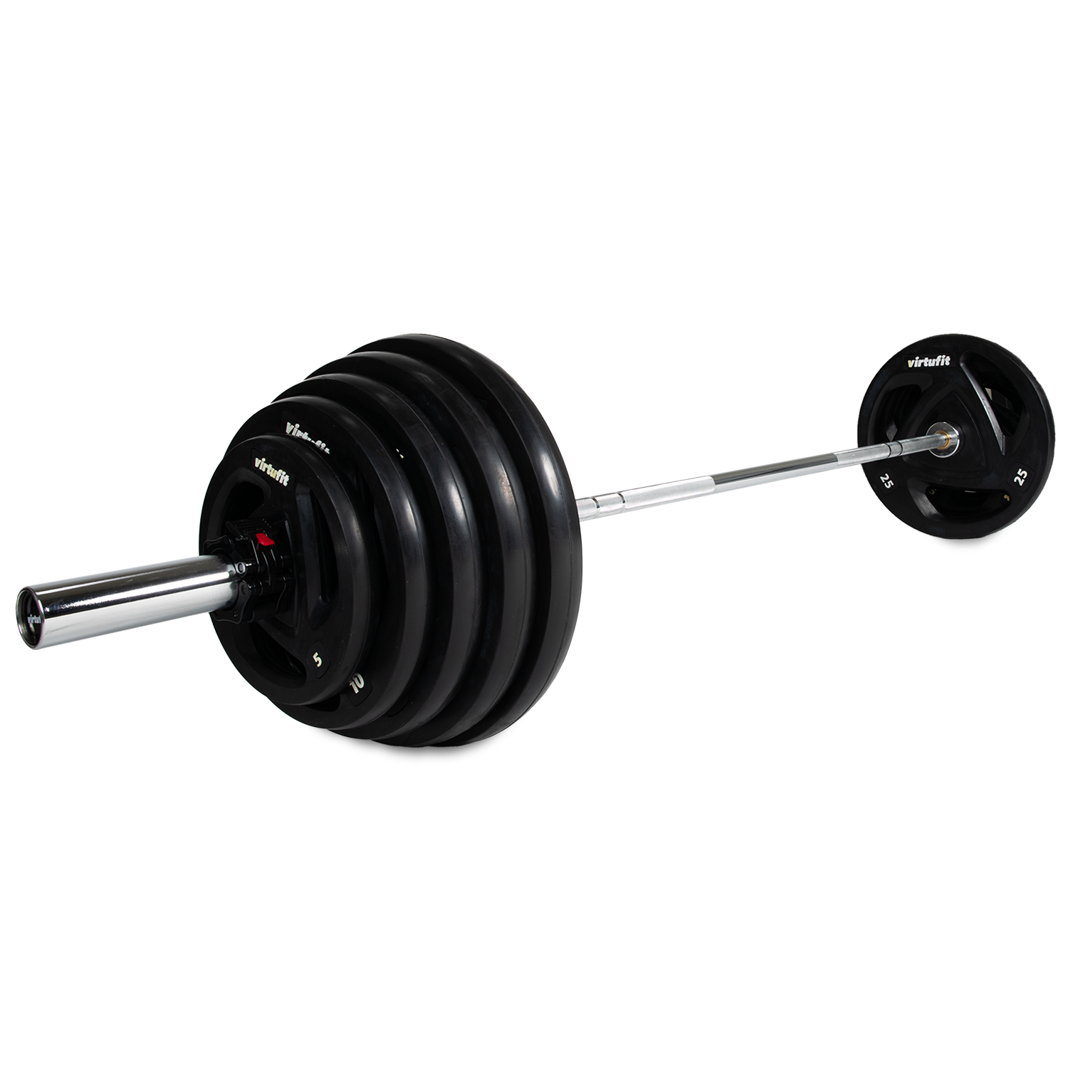 VirtuFit Olympische Rubberen Halterset - 170 kg