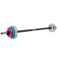 VirtuFit Aerobic Pump Set Pro Rubber - 20 kg - Gekleurd