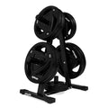 VirtuFit Halterschijf Opbergrek + Rubberen Halterschijf - 150 kg