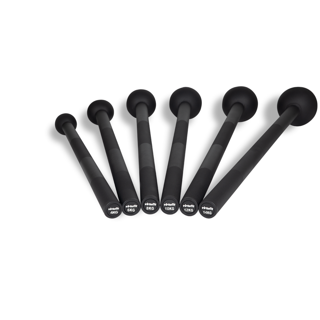 VirtuFit Macebell Set - Zwart - 4, 6, 8, 10, 12, 14 kg