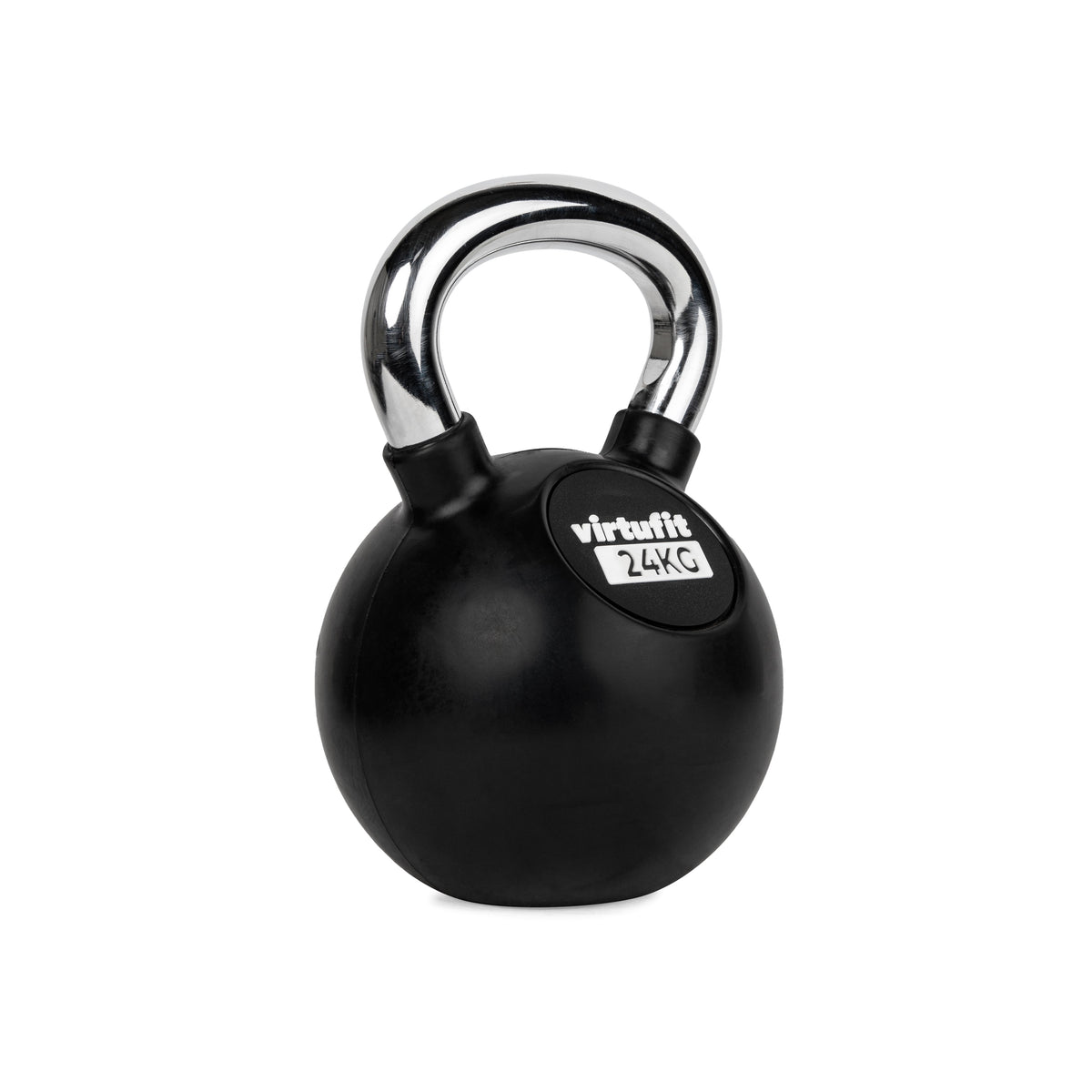 VirtuFit Kettlebell - Rubber/Chroom - 24 kg - Tweedekans