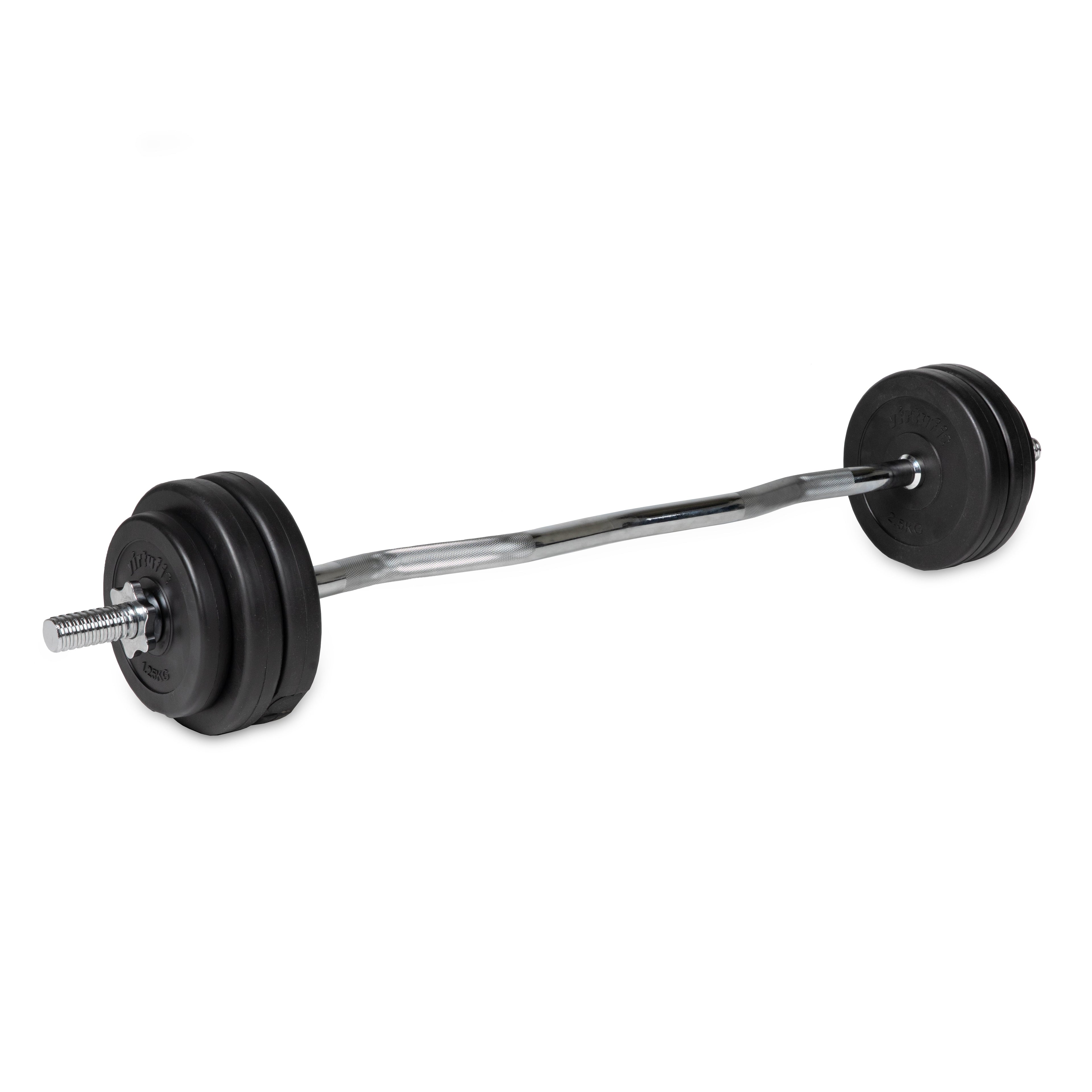 VirtuFit Vinyl EZ-Curl Set - Halterset - 20 kg