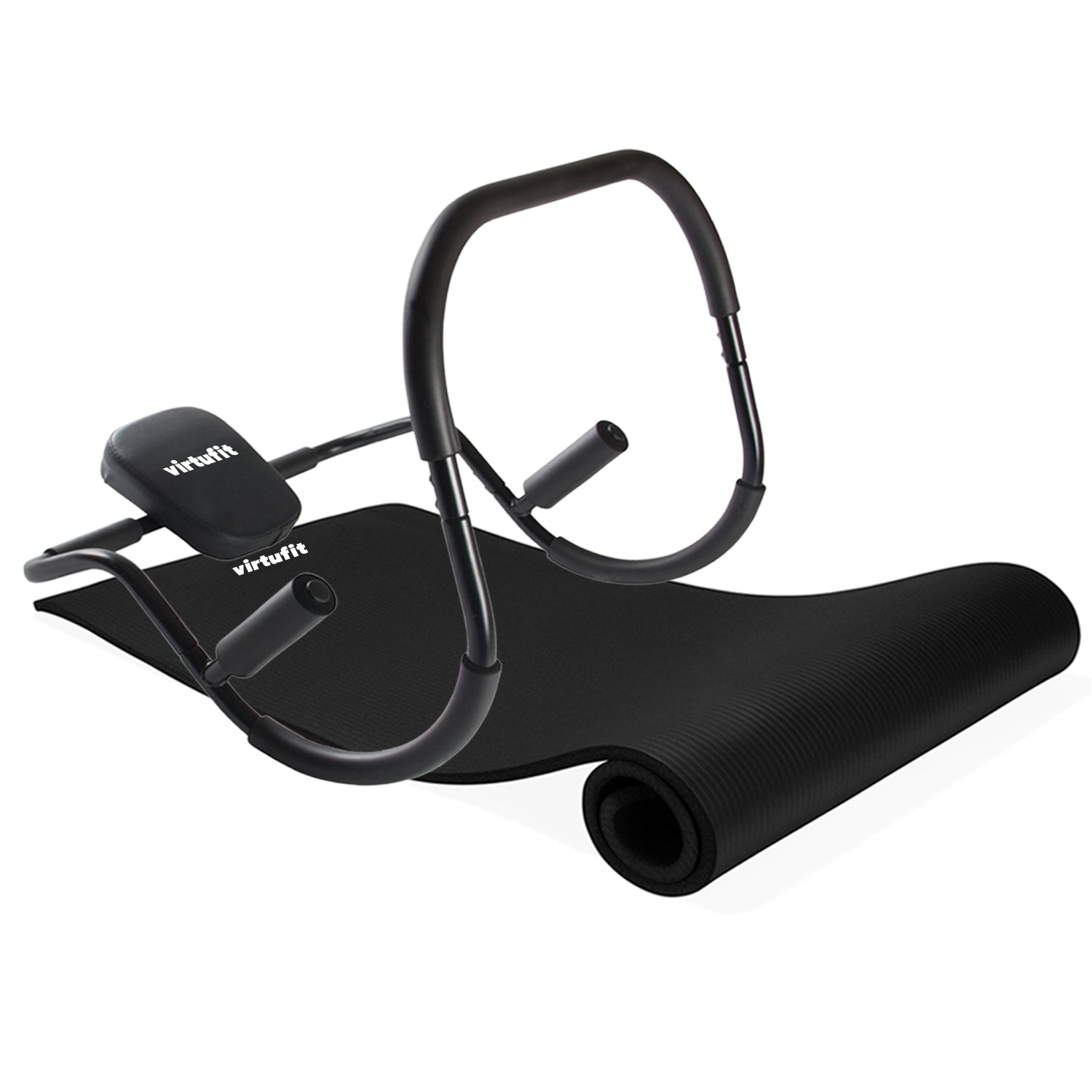 VirtuFit Combideal: Buikspiertrainer + NBR Fitnessmat