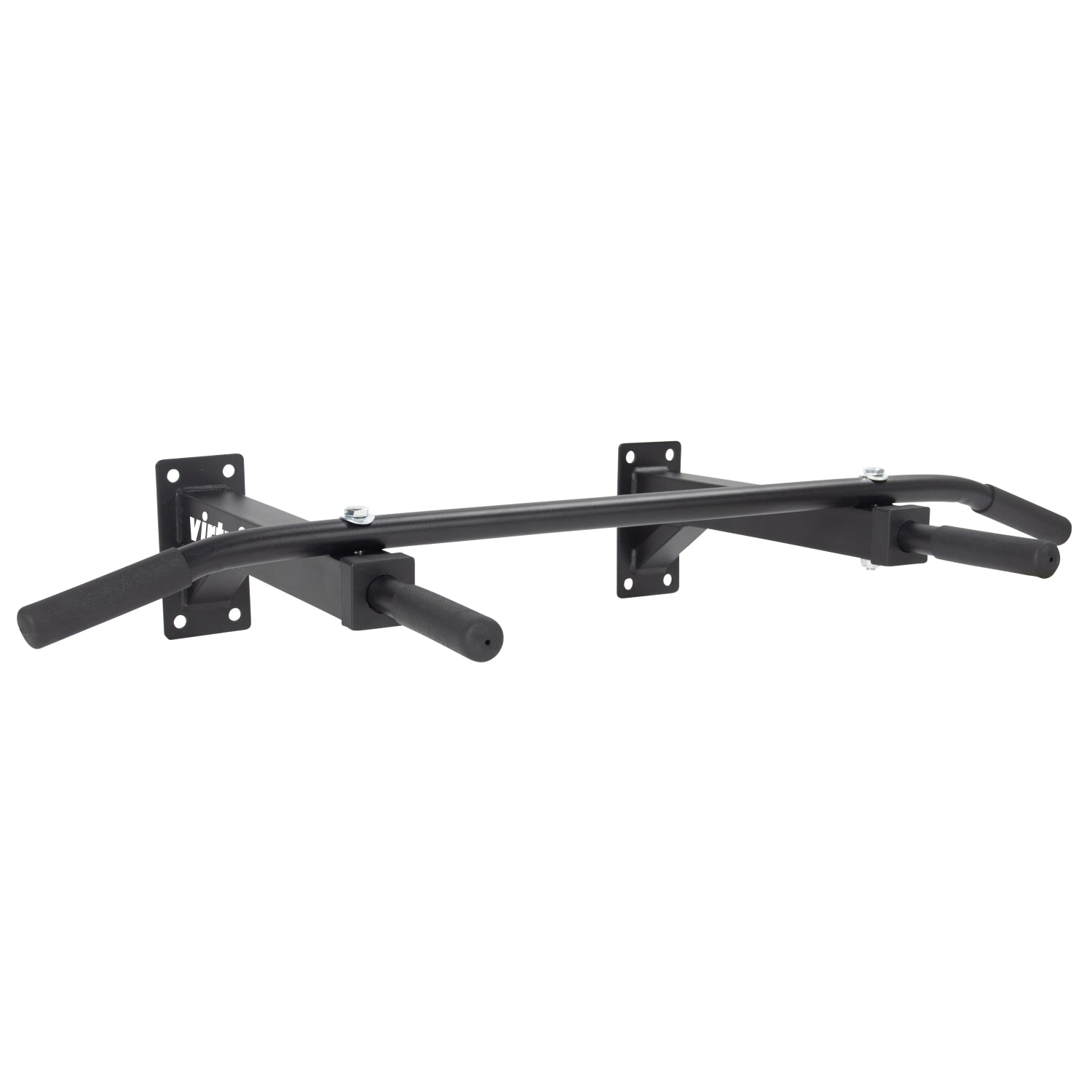 VirtuFit Multifunctionele Optrekstang Pro - Pull Up Bar - Wandmontage - Incl. Bevestigingsmateriaal - Zwart