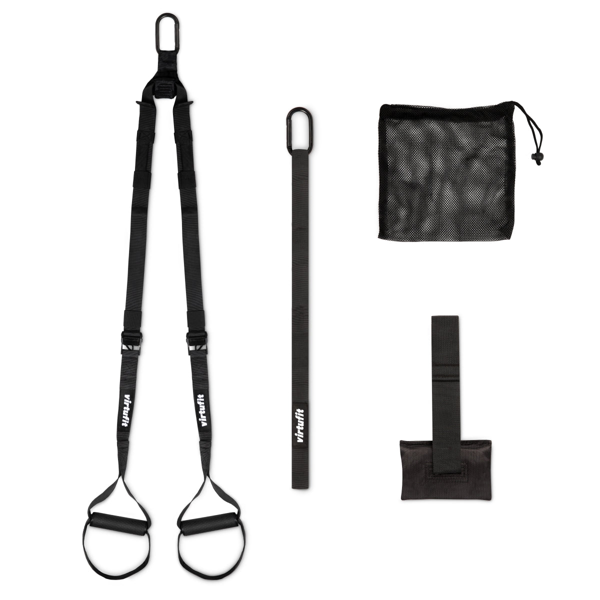 VirtuFit Suspension Trainer met Opbergtas - Zwart