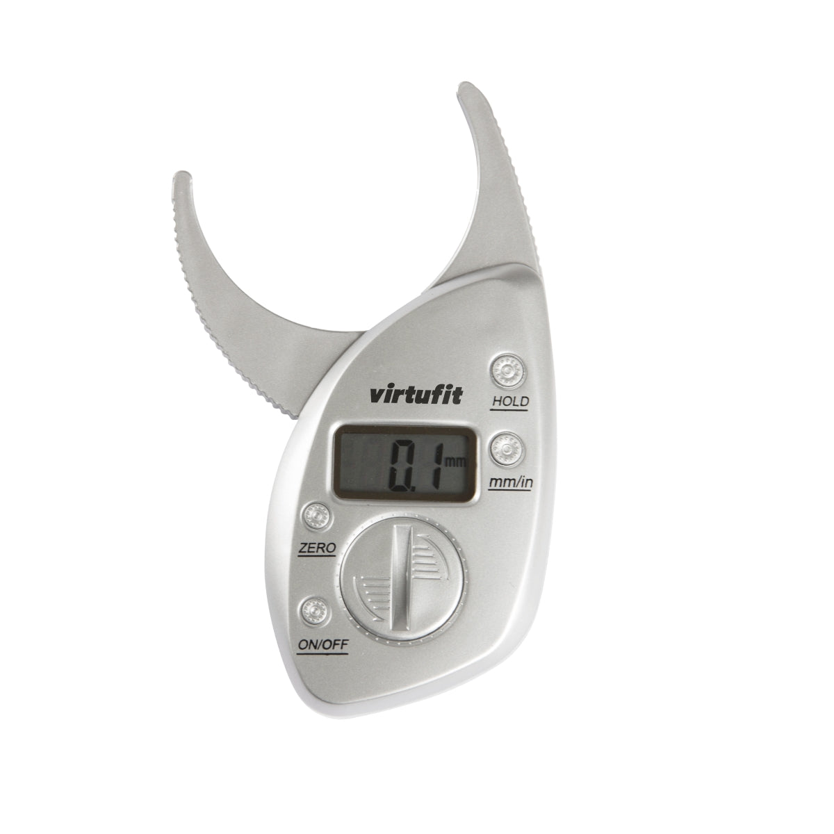 VirtuFit Digitale Huidplooimeter - Vetpercentagemeter - Vetmeter - Grijs