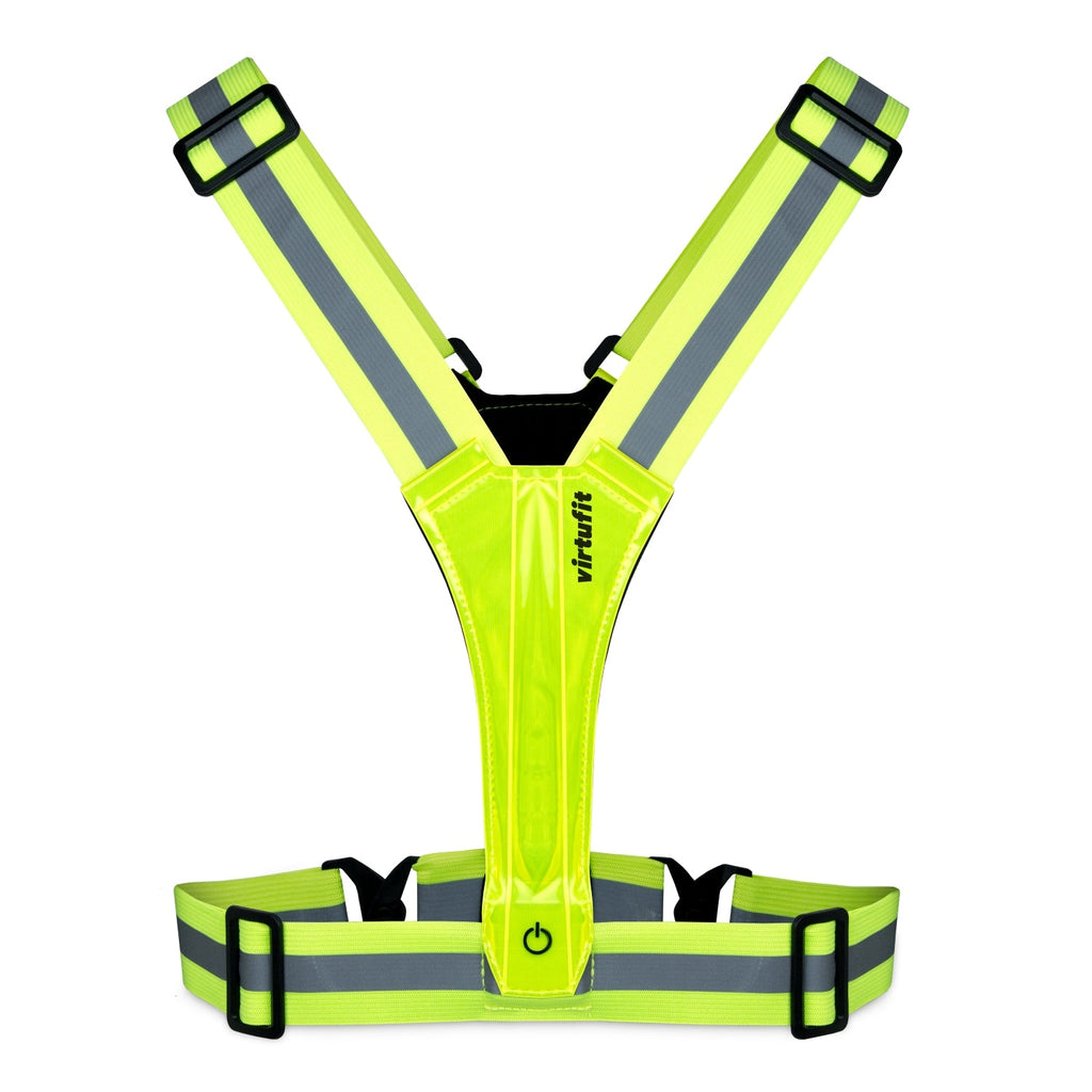 VirtuFit Reflecterend Veiligheidsvest met LED - Verlicht Hardloopvest