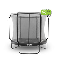 VirtuFit Premium Trampoline met Veiligheidsnet - Zwart - 251 cm