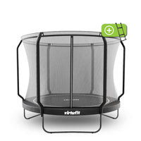 VirtuFit Premium Trampoline met Veiligheidsnet - Zwart - 305 cm