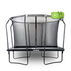 VirtuFit Premium Rechthoekige Trampoline met Veiligheidsnet - Zwart - 213 x 305 cm - Gratis trap