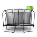 VirtuFit Premium Rechthoekige Trampoline met Veiligheidsnet - Zwart - 244 x 366 cm - Gratis trap