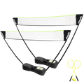 VirtuFit 2-in-1 Portable Badminton- en Tennisset - Inclusief koffer en rackets