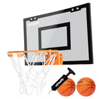 VirtuFit Pro Mini Basketbalbord met 2 Ballen en Pomp - Zwart