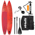 Virtufit Supboard Racer 381 - Rood - Inclusief accessoires en draagtas