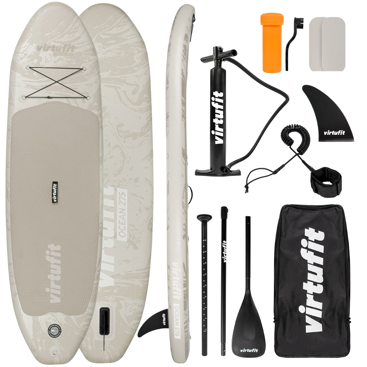 VirtuFit Supboard Ocean 275 - Sand Beige - Met accessoires en draagtas