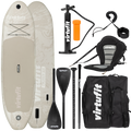 VirtuFit Supboard Cruiser 305 - Sand Beige - Met Kajak zitje, accessoires en draagtas - Tweedekans