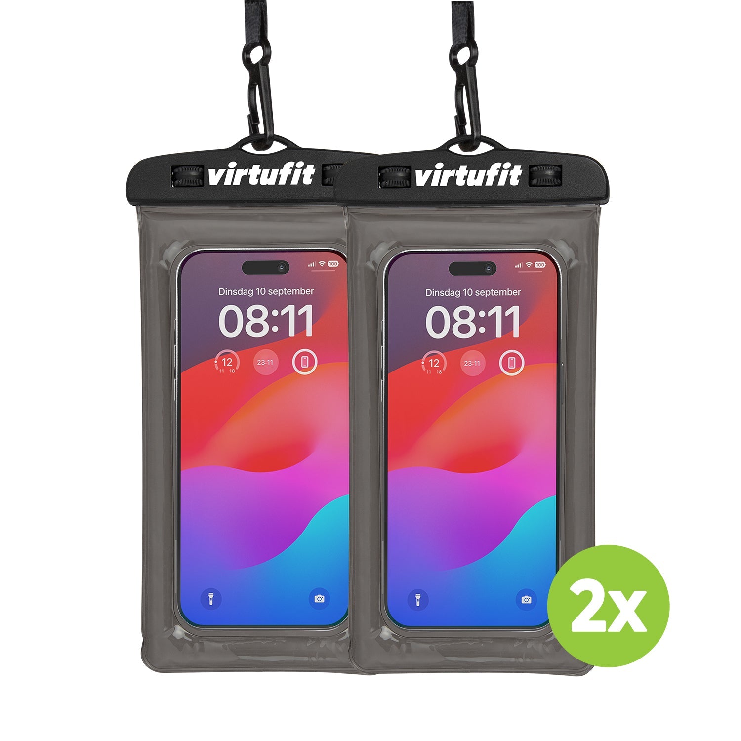 VirtuFit Waterdichte Telefoonhoes - Set van 2