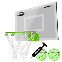 VirtuFit Pro Mini Basketbalbord met 2 Ballen en Pomp - Glow In the Dark