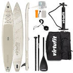 Virtufit Supboard Racer 381 - Sand Beige - Inclusief accessoires en draagtas