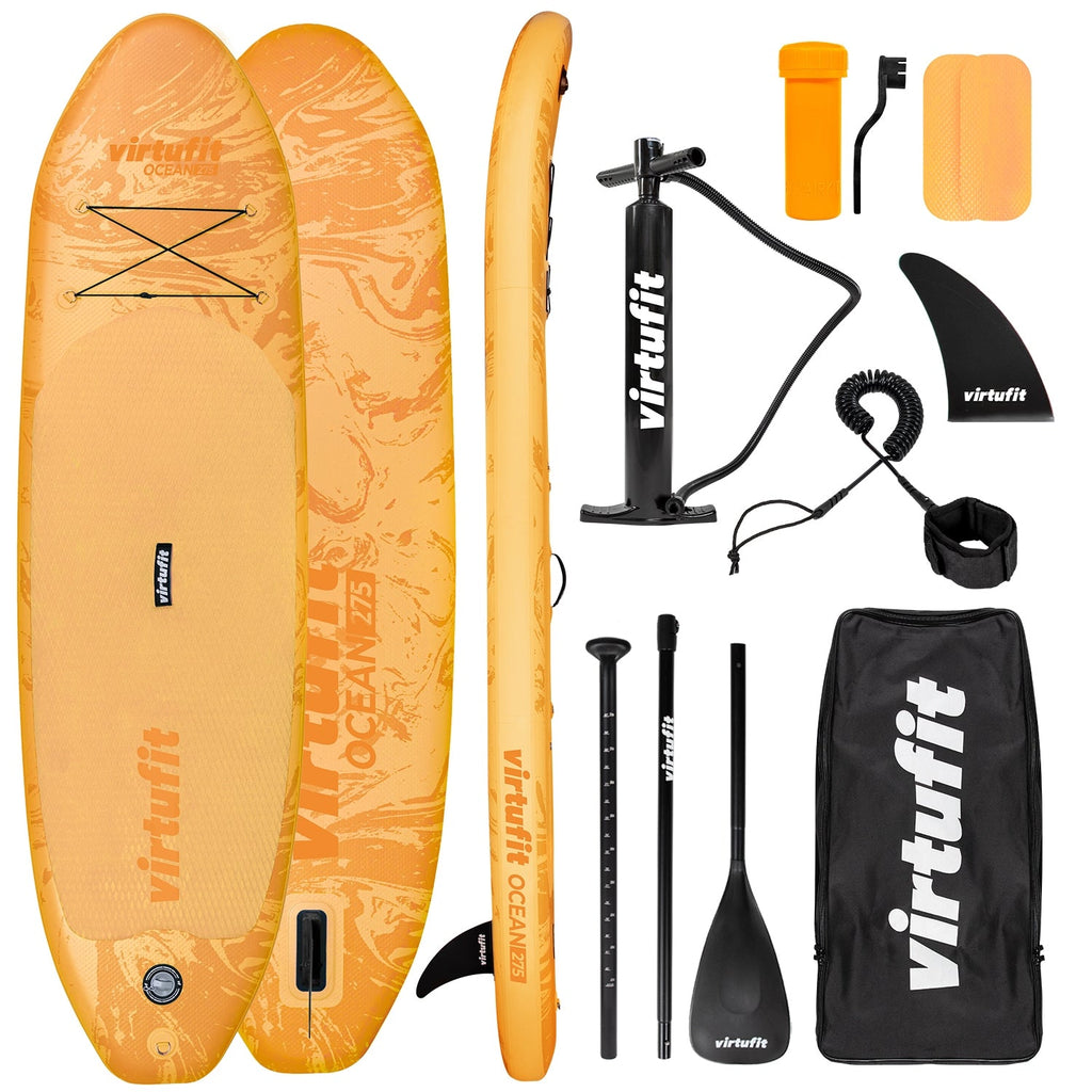 VirtuFit Supboard Ocean 275 - Oranje - Met accessoires en draagtas
