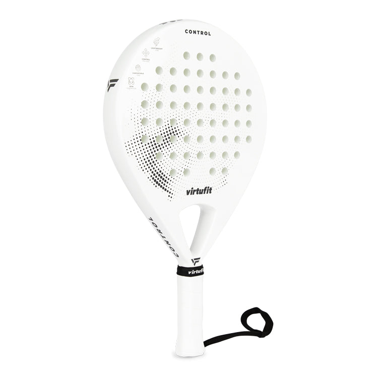 VirtuFit Control Padel Racket - Wit - Zwart