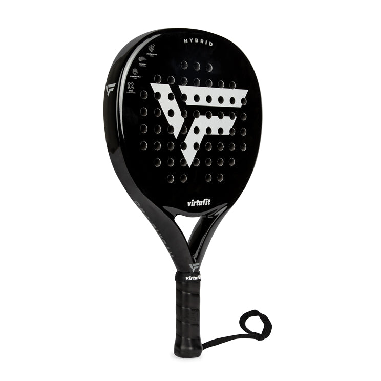 VirtuFit Hybrid Padel Racket - Zwart - Silver