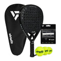 VirtuFit Fusion Pro Padel Set - Zwart - Silver