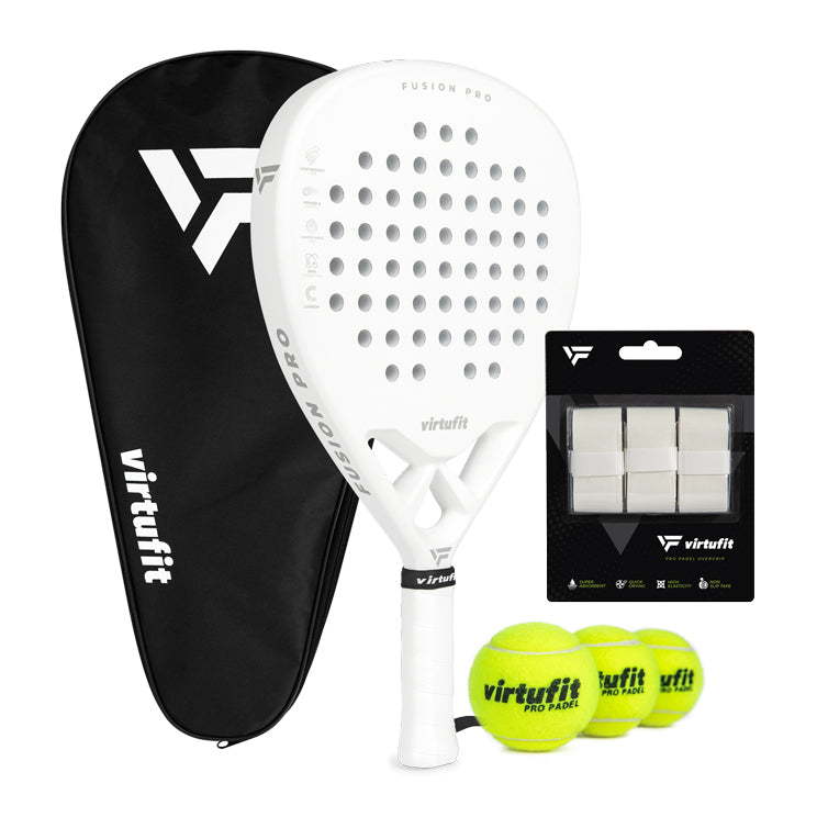 VirtuFit Fusion Pro Padel Set - Wit - Silver