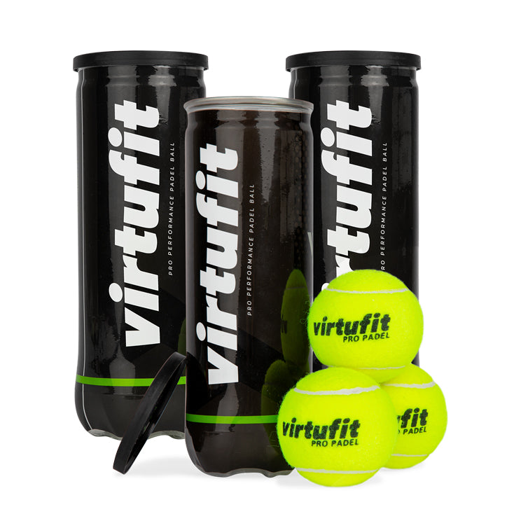 VirtuFit Pro Padel Ballen - Set / 3 x 3 ballen