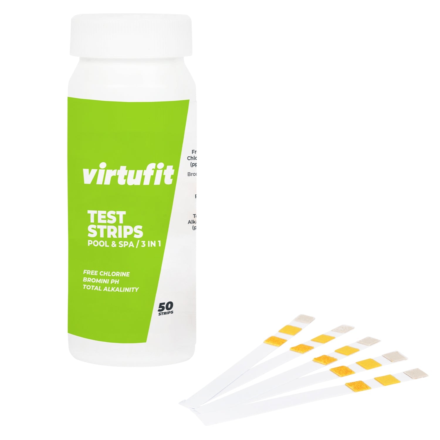 VirtuFit Zwembad Teststrips - 50 Stuks