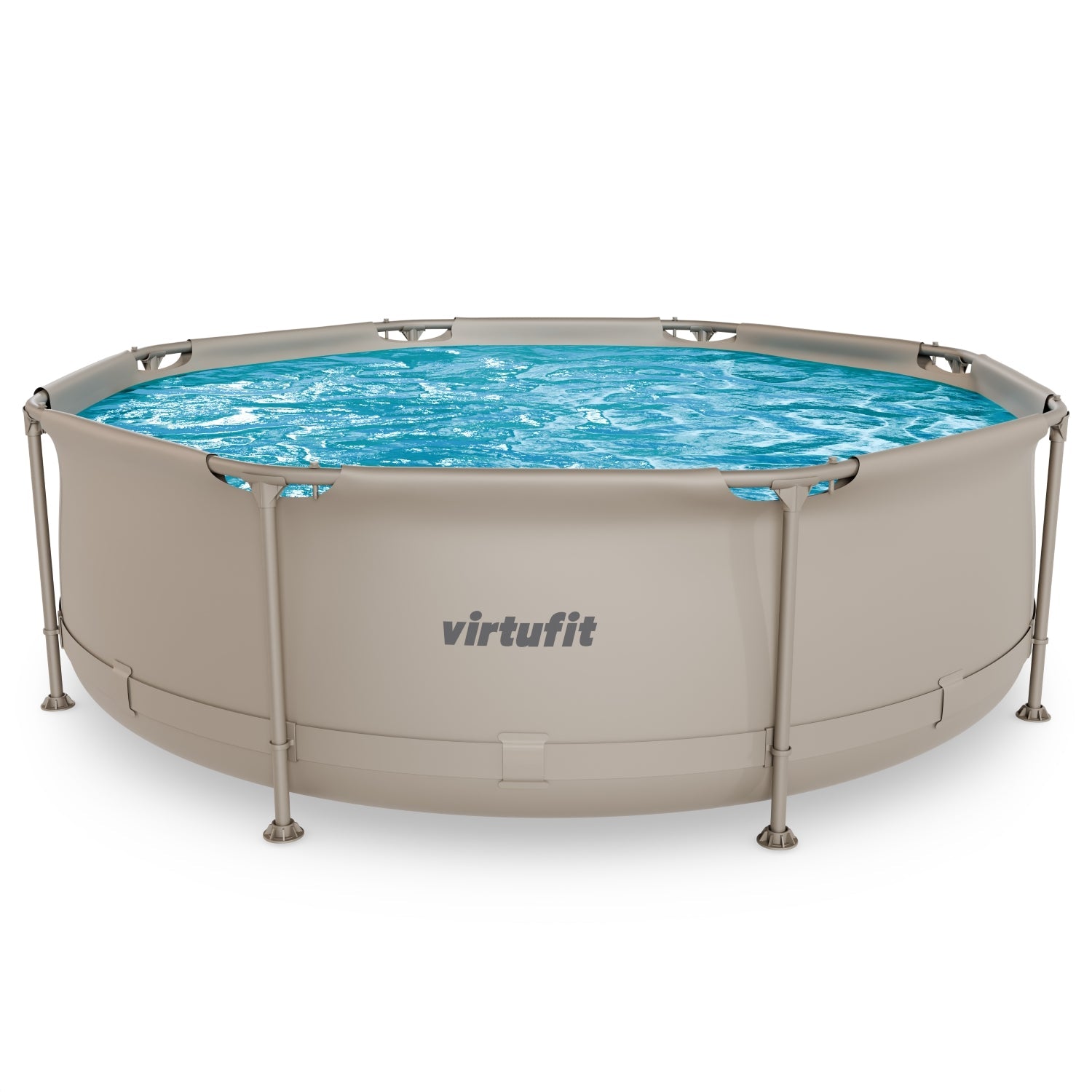 VirtuFit Rond Zwembad - Ø244 x 76 cm - Beige