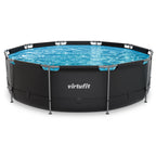VirtuFit Rond Zwembad - Ø366 x 100 cm - Antraciet