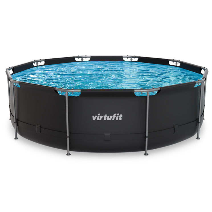 VirtuFit Rond Zwembad - Ø366 x 100 cm - Antraciet