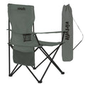 VirtuFit Opvouwbare Camping Stoel - Strandstoel - Grijs