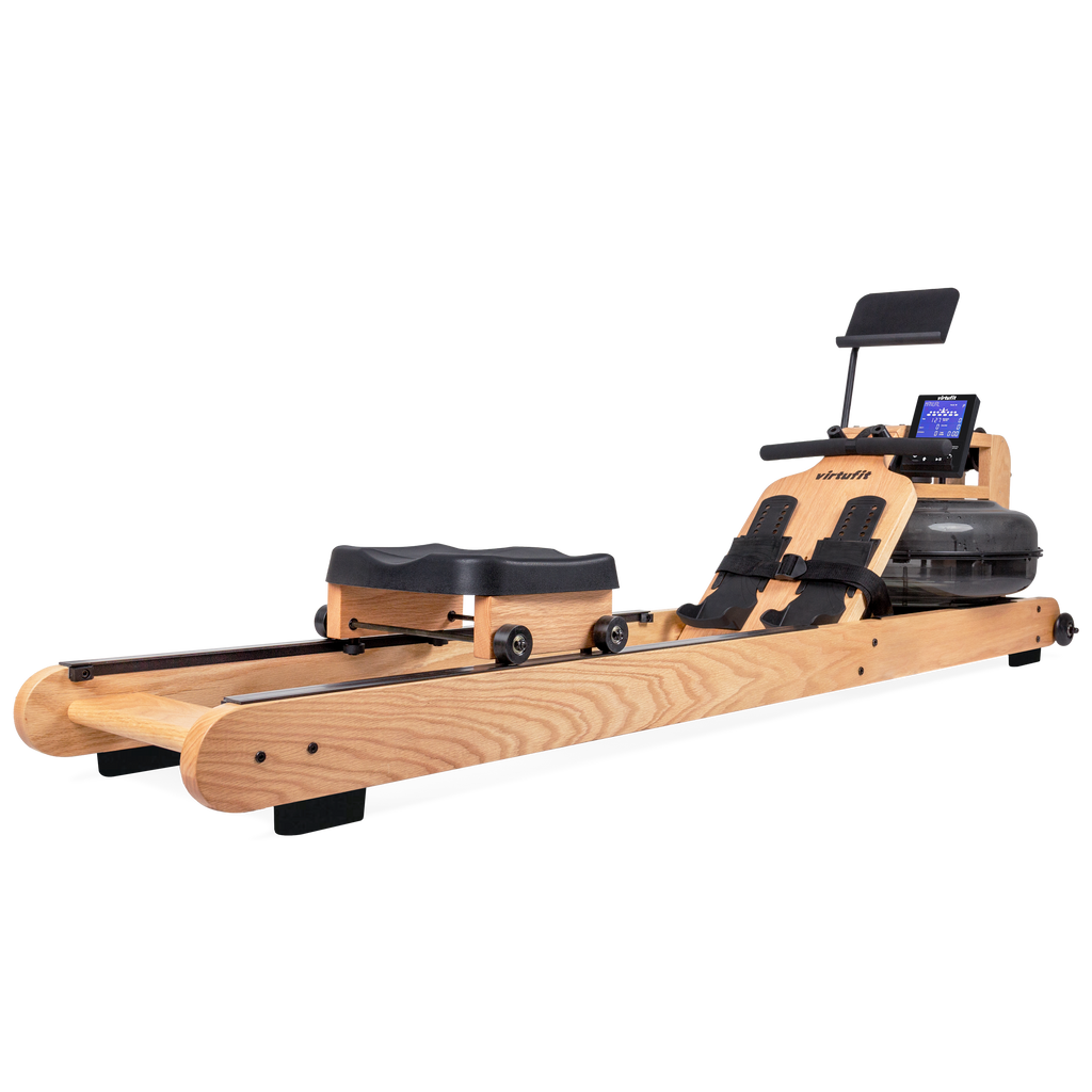 VirtuFit Elite Water Resistance Houten Roeitrainer - Hout/Oak - Showroommodel - Hoofdafbeelding